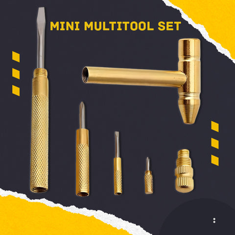 5-in-1 Mini Hammer & Screwdriver Tool Set β Compact DIY Hand Tools