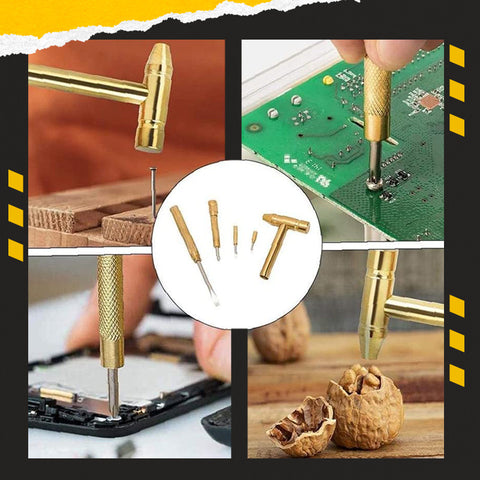 5-in-1 Mini Hammer & Screwdriver Tool Set β Compact DIY Hand Tools