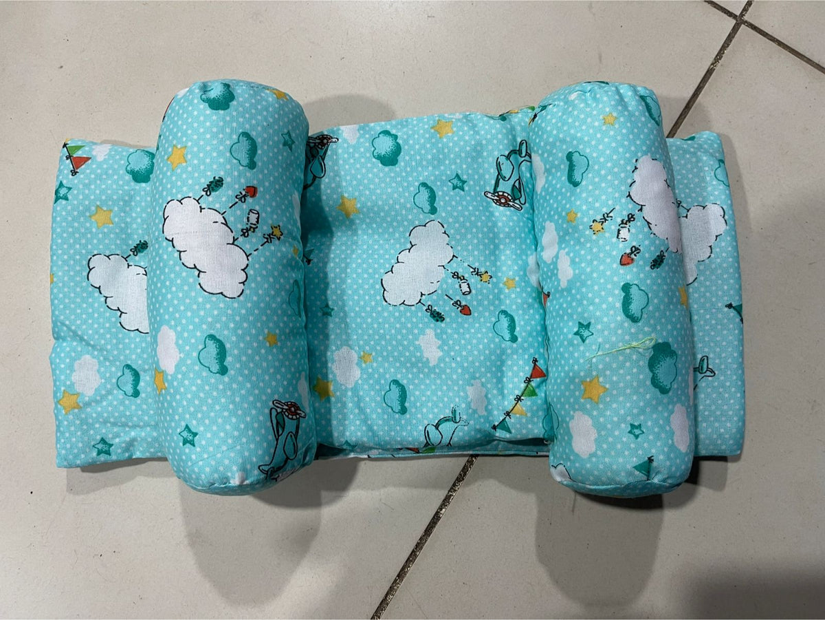 Newborn Baby Head Shaping Pillow β Soft, Breathable & Portable Cushion