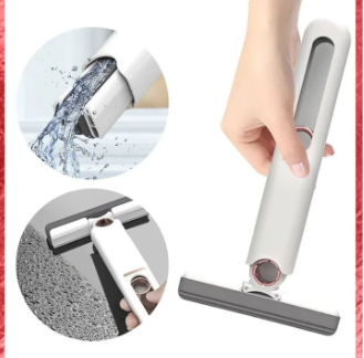 Portable Mini Squeeze Mop – Compact 360° Rotating Floor Cleaning Mop