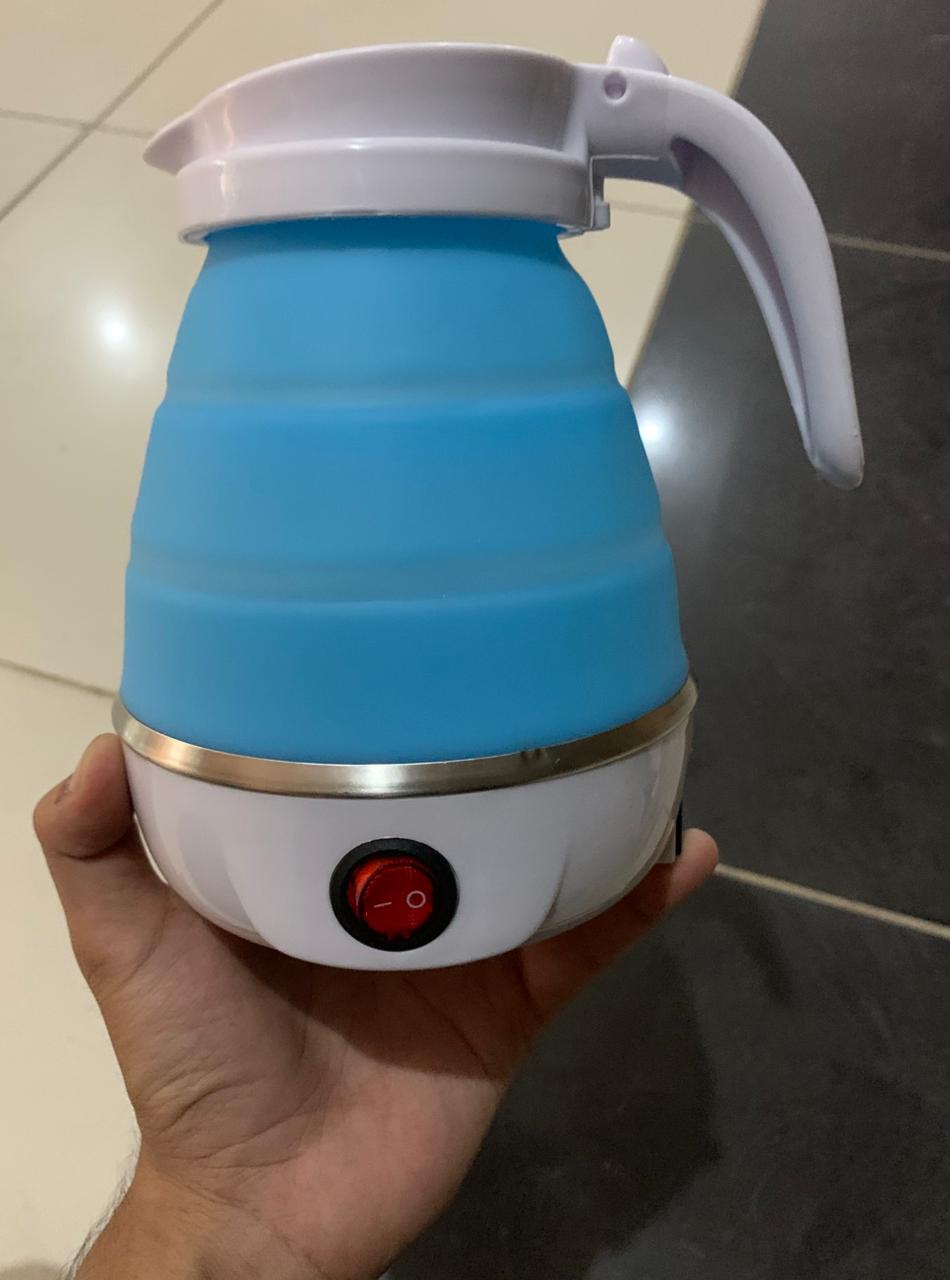 600ml Portable Electric Kettle β Foldable Silicone Travel Kettle