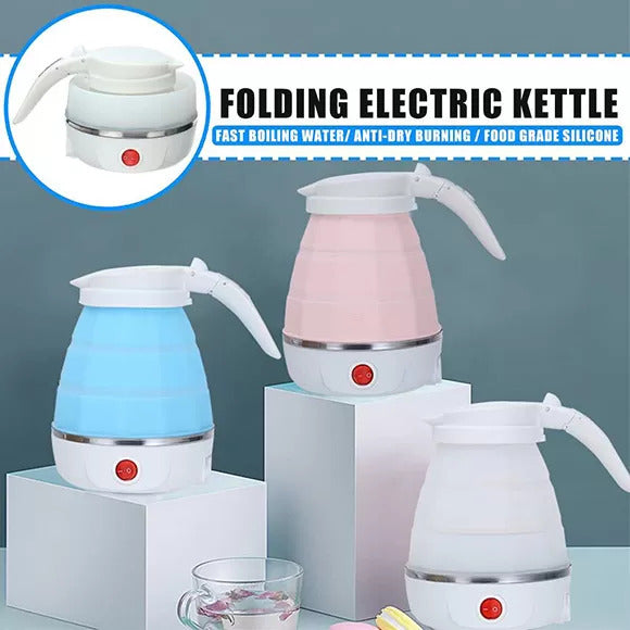 600ml Portable Electric Kettle β Foldable Silicone Travel Kettle