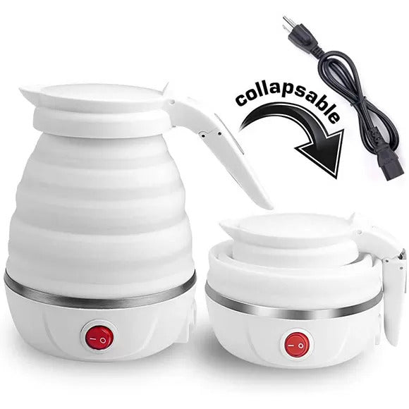 600ml Portable Electric Kettle β Foldable Silicone Travel Kettle