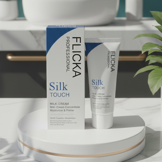 FLiCKA Silk Touch 3-in-1 Moisturizer & Primer – Hydrating & Pore Minimizer 120ml