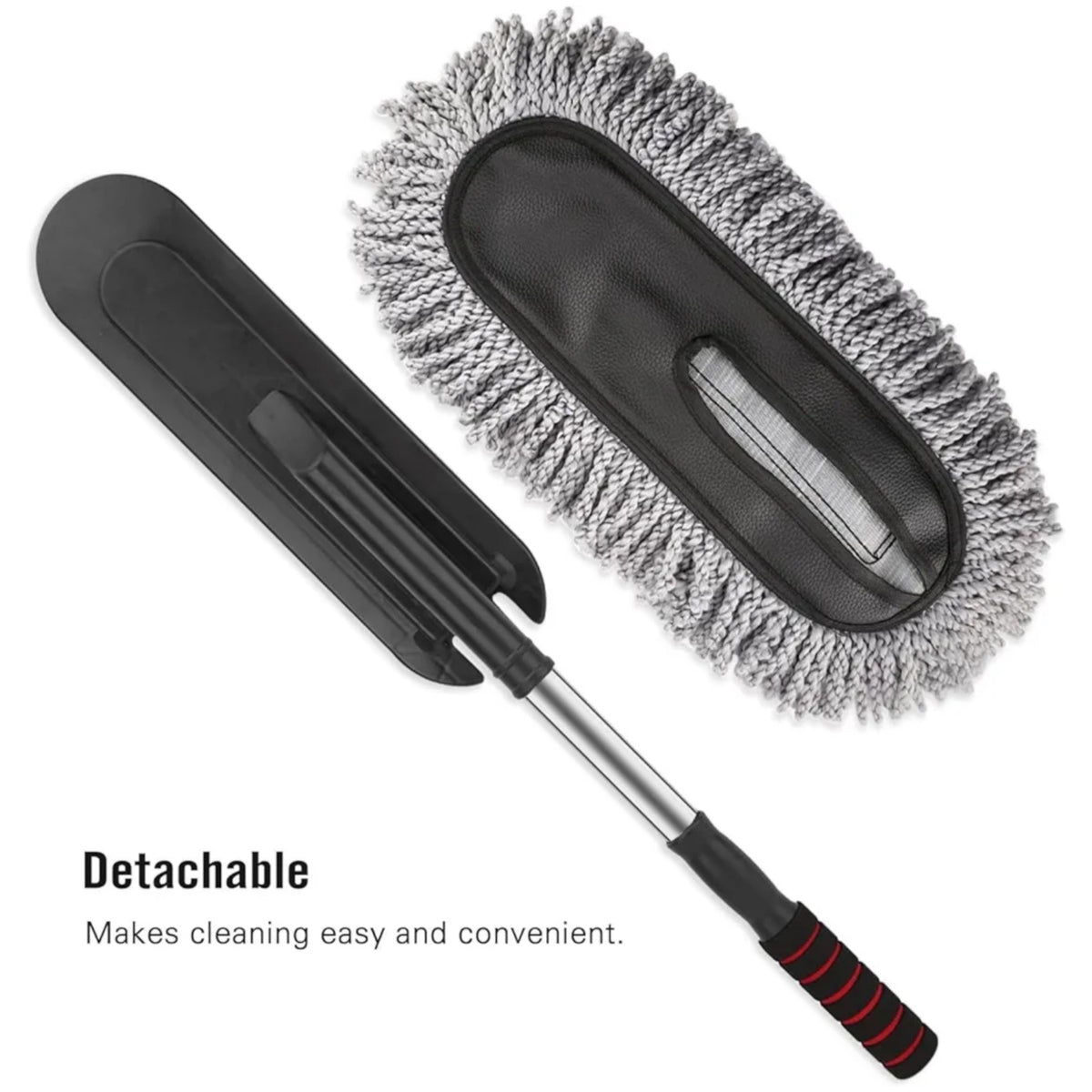 Car Wash Microfiber Cleaning Brush β Telescopic Dust & Wax Mop