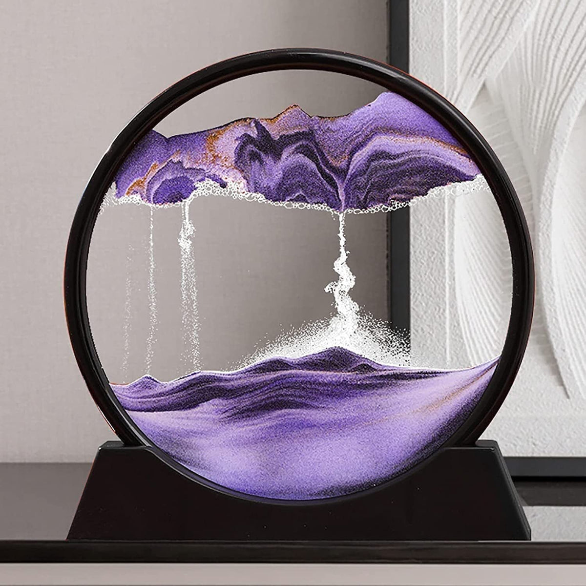 3D Moving Sand Art Lamp – Flowing Sand Painting Desk Decor