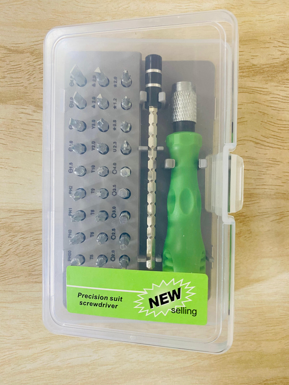 32-in-1 Precision Screwdriver Set β 30+ Bits with Storage Case