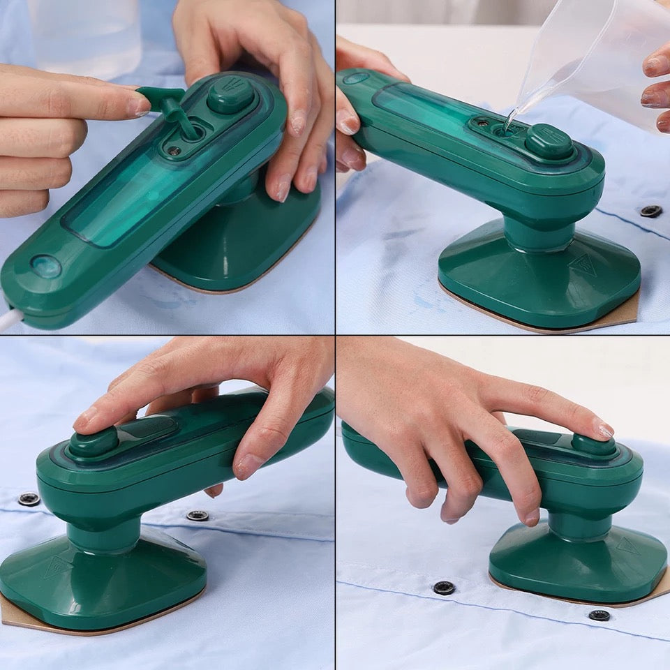 Micro Steam Iron – Portable Handheld Garment Steamer for Clothes