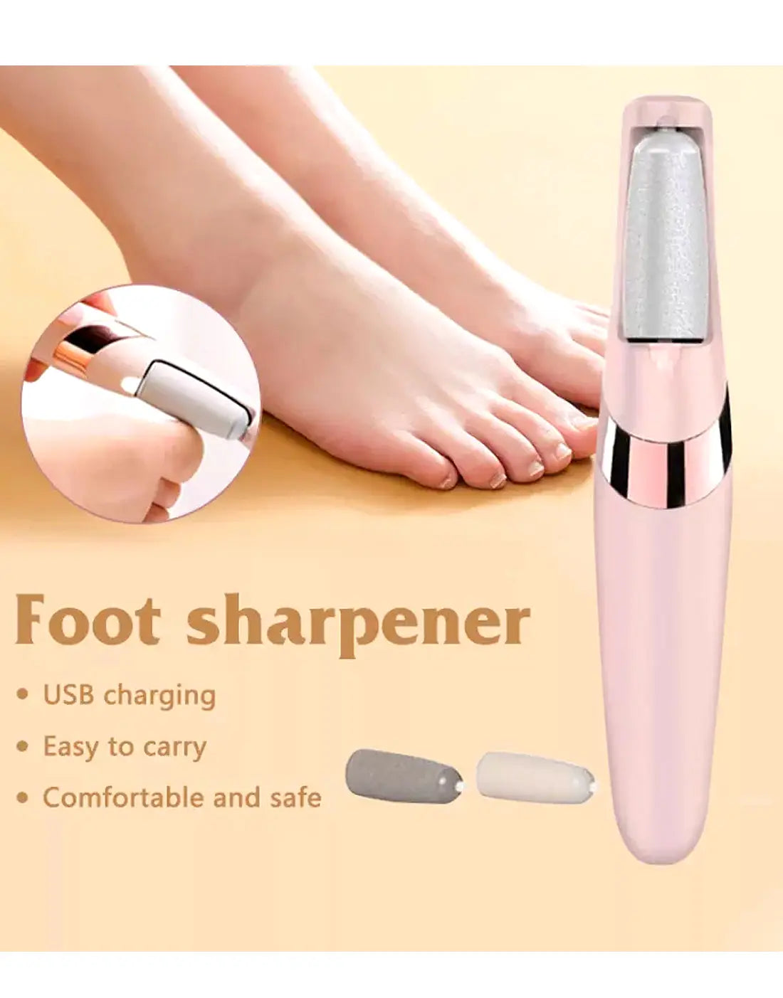 Rechargeable Electric Foot Filer – Callus Remover for Smooth Feet