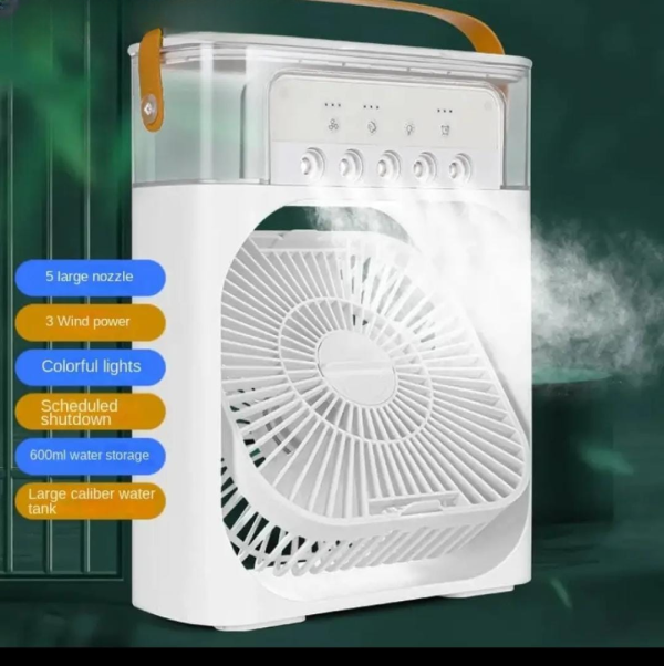 Next Nova 10" Portable Air Cooler Fan β 3-in-1 Mini AC, Air Cooler, Humidifier & 7-Color LED
