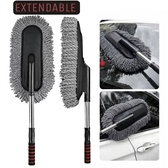 Car Wash Microfiber Cleaning Brush β Telescopic Dust & Wax Mop