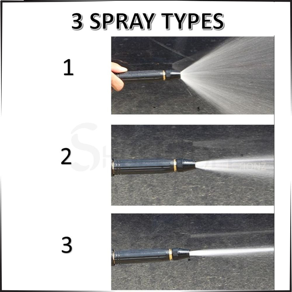 High-Pressure Brass Water Spray Gun – Adjustable 360° Nozzle