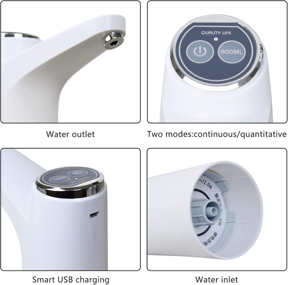 Rechargeable Electric Water Pump – One-Touch Automatic Bottle Dispenser