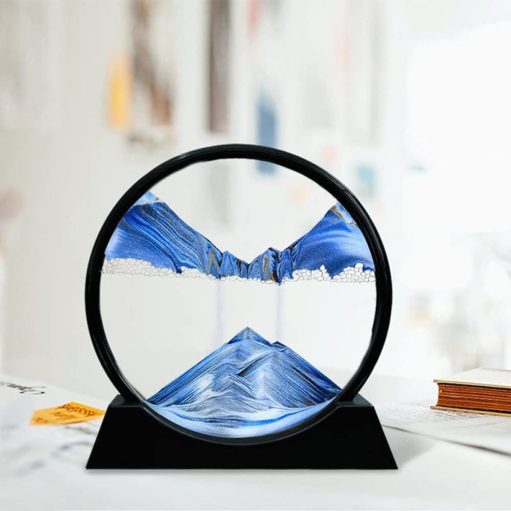 3D Moving Sand Art Lamp – Flowing Sand Painting Desk Decor