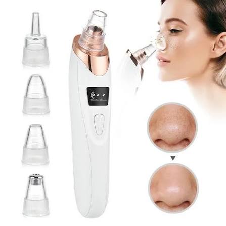 5-in-1 Blackhead Remover Machine – Rechargeable Face Vacuum with 5 Heads