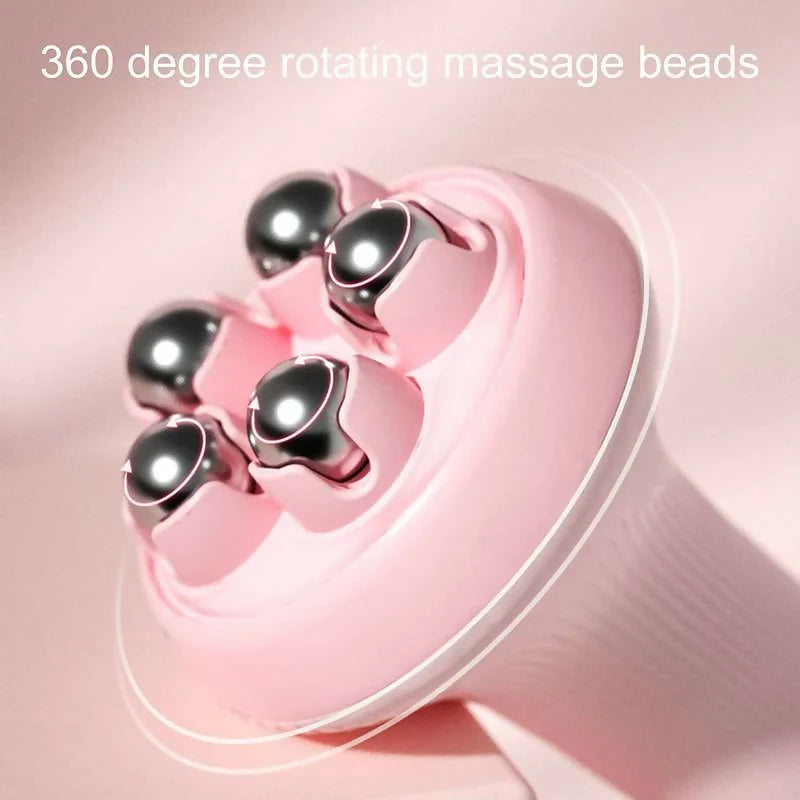 360° Roller Hand Massager – Manual Body Massage Tool for Neck & Back