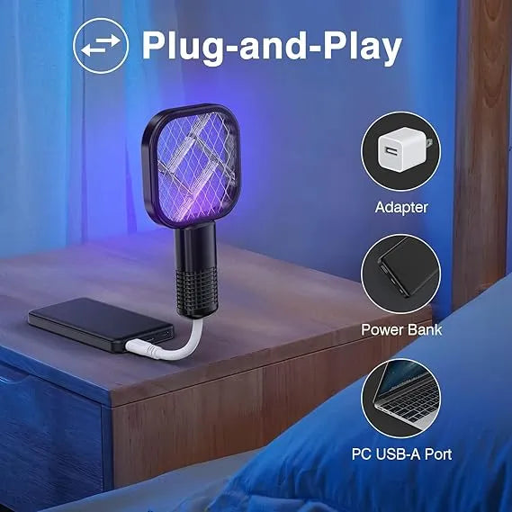 USB Mosquito Killer Lamp – 3-in-1 Electric Insect Zapper & Night Light