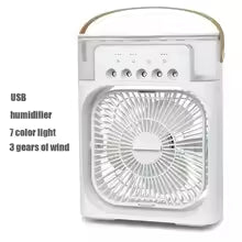 Next Nova 10" Portable Air Cooler Fan – 3-in-1 Mini AC, Air Cooler, Humidifier & 7-Color LED