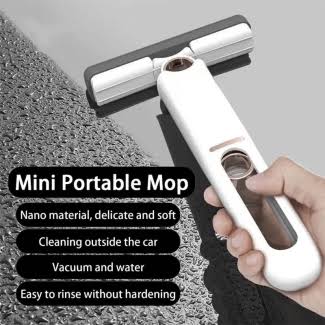 Portable Mini Squeeze Mop – Compact 360° Rotating Floor Cleaning Mop