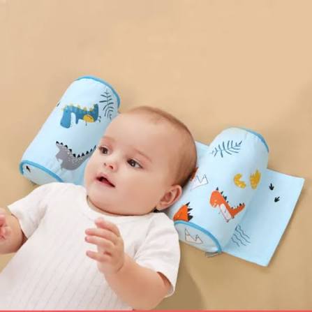Newborn Baby Head Shaping Pillow – Soft, Breathable & Portable Cushion