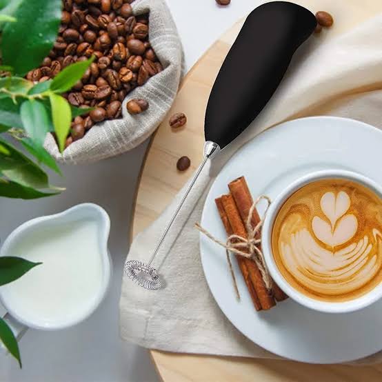Electric Milk Frother & Egg Beater – Mini Coffee Whisk Mixer