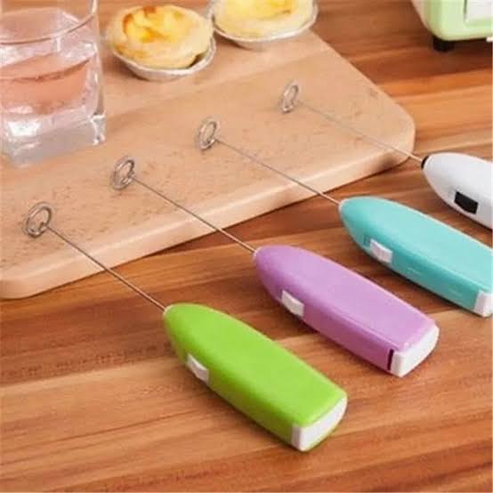 Electric Milk Frother & Egg Beater – Mini Coffee Whisk Mixer